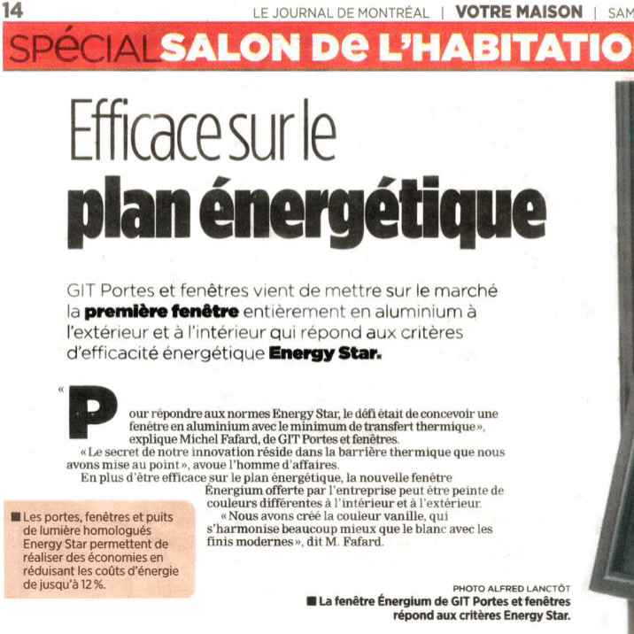 journal montreal salon habitation - Le Journal de Montréal, 18 mars 2008